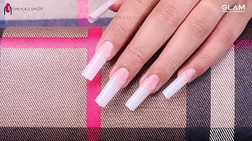 How to apply C - Curve Natural Tips | Natural Nail Tips | GLAM - India