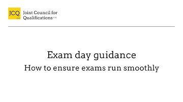 JCQ Exam Day Guidance
