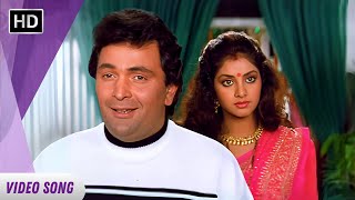 Teri Umeed Tera Intezar | Deewana (1992) | Divya, Rishi Kapoor | Kumar Sanu, Sadhna Sargam
