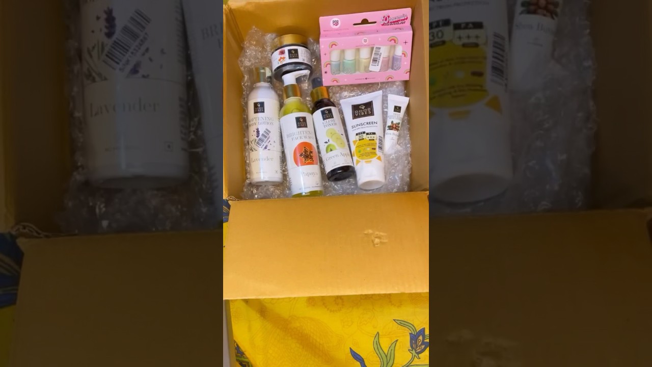 Free gifts form purplle #ashortaday #purplle #goodvibes