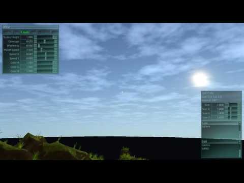 clouds and stars - jMonkeyEngine