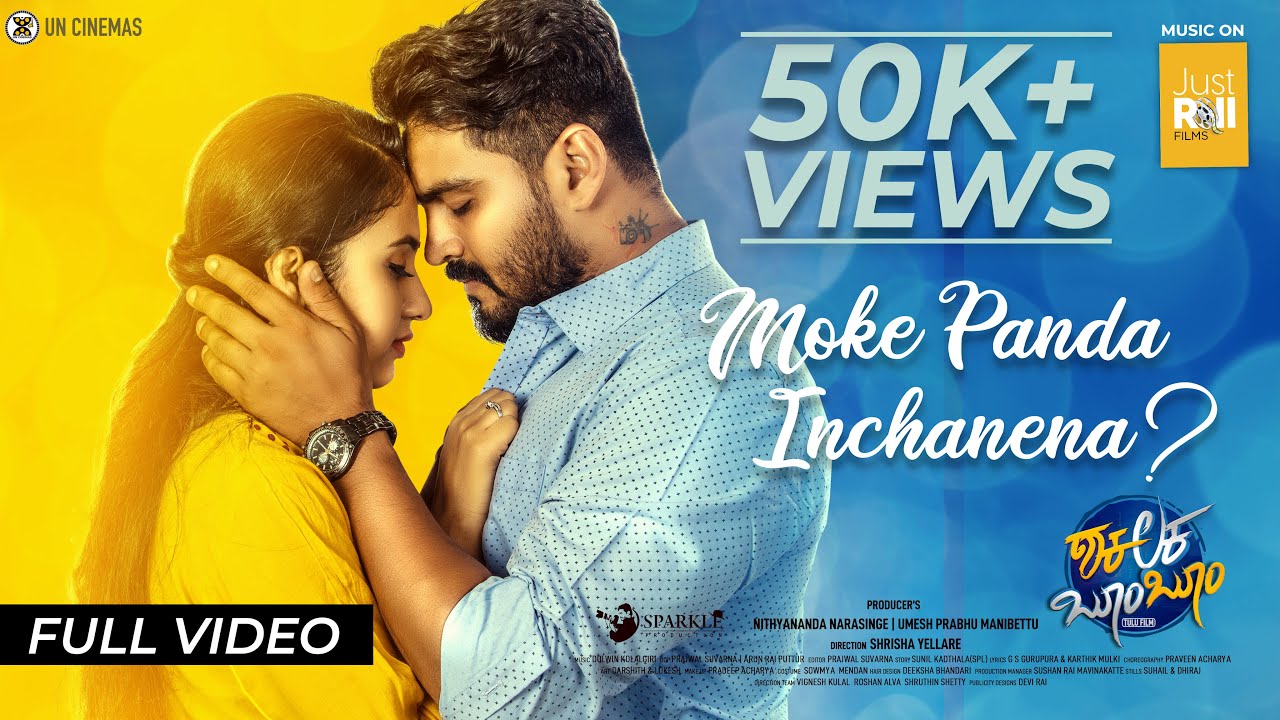 Moke Panda Inchanena  Shakalaka Boom Boom  Tulu Romantic Song  Laksha Shetty  Godwin UN Cinemas