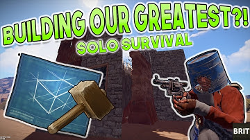 BUILDING THE BEST SOLO BASE?! | Rust SOLO SURVIVAL Gameplay | Season 6 - Episode 3