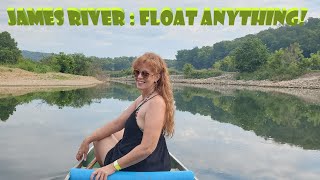 James River In Missouri, Canoe Trip From H.l. Kerr To Galena. Anything That Will Float