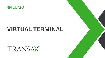 Virtual Terminal - TRANSAX Gateway