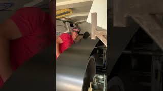Gutter Coil Prep For Loading.