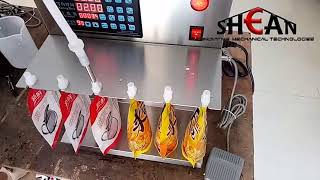 Spout Pouch Filling Machine / Juice Milk Drink Liquid Filling Machine screenshot 3