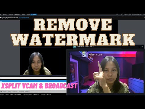 EASY WAY TO REMOVE WATERMARK IN XSPLIT VCAM (100% FREE) | Tips