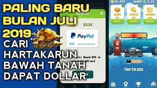 Cari hartakarun dalam tanah dapat dollar || App Dig Craft - Idle Miner Master Penghasil Saldo Paypal screenshot 5