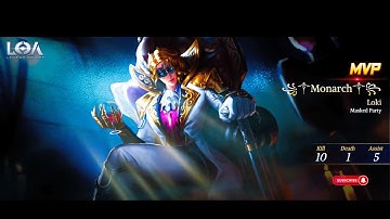 Dominate Ranked Games with Mask Party Loki Legend Of Ace Pro Build「Android」