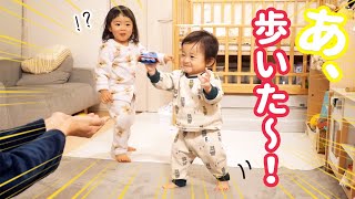 【生後11ヶ月】ちいさいけれど大きな一歩!!【歩き出しました】