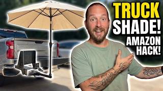 How I Built a Custom Hitch Umbrella for My Truck from Amazon!
