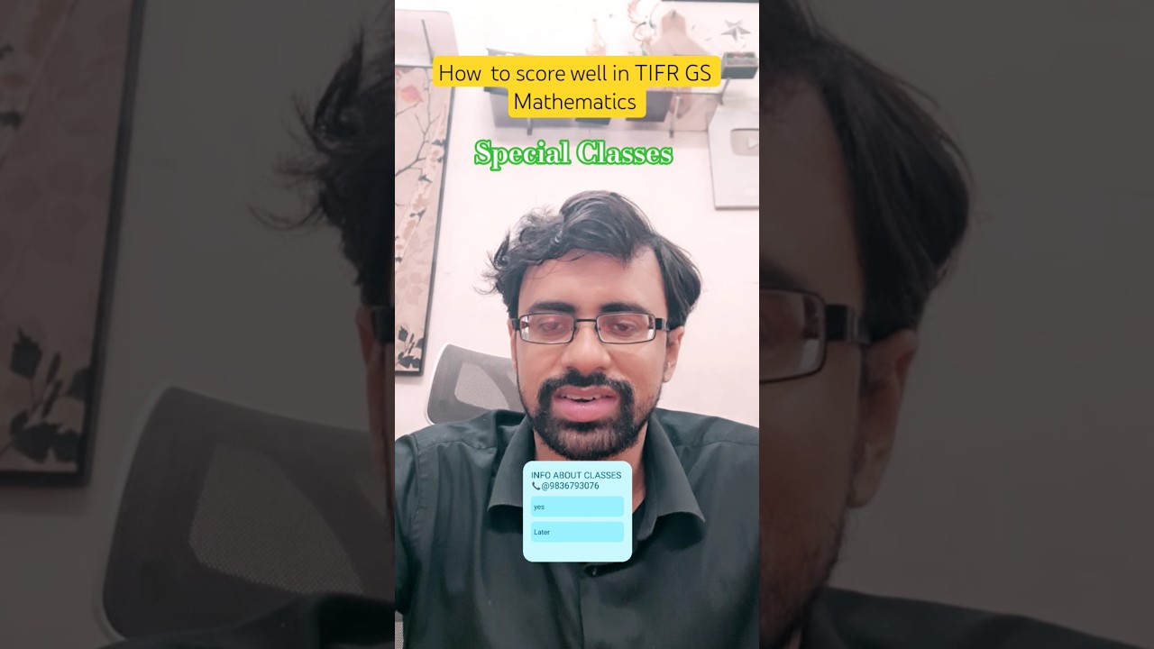 How to Score Well in TIFR GS Mathematics  Tips & Tricks for Exam Success 