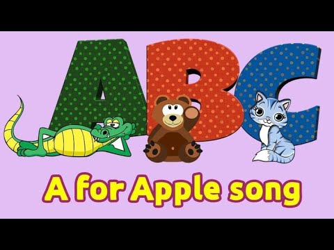 A for Apple, phonic song, English alphabet song, hindi vermala / A for ...