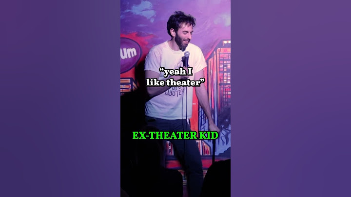 Ex-theater kids turn into adult bullies 🎭😭🤣 | Gianmarco Soresi | Stand Up Comedy Crowd Work