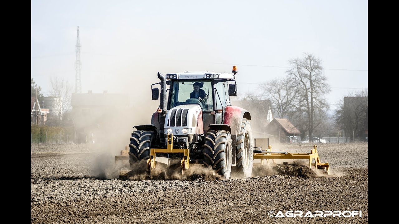 Agro Stahl abschleppen  Steyr 6170 CVT 