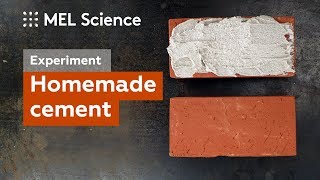 How to make cement at home (simple experiment)