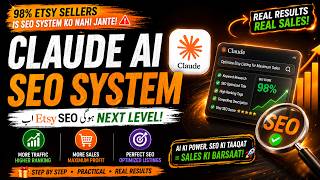 Etsy SEO with Claude AI: 99% Sellers Don't Know This Secret | Complete Etsy SEO System
