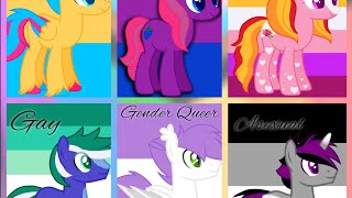 Pride Flag inspired Pony Adoptables Pride Flag inspired Pony Adoptables