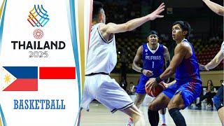 Philippines vs Indonesia Highlights | Men's Basketball Sea Games 2025