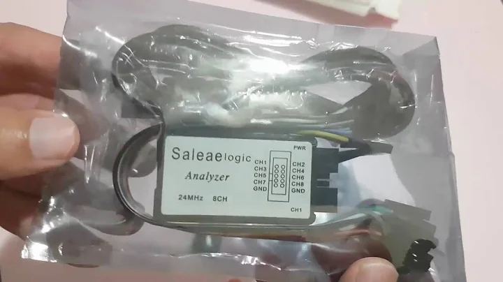 More unboxing : Trying a logic analyzer