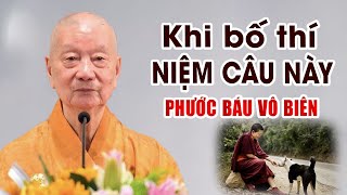 🔴CHÚ Ý: Khi Bố Thí Cúng Dường Hãy Niệm Ngay Câu Này Phước Báu Vô Biên - HT. Thích Trí Quảng