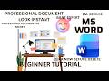 Design Tab in MS Word Full Tutorial | All Options Explained Step by Step | MS Word Design Tab Compl