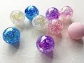 簡単 1つ穴きらきらボールで3つアクセサリー例｜れちぇ