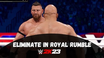 How to Eliminate in WWE 2k23 Royal Rumble (Xbox, Playstation, PC)