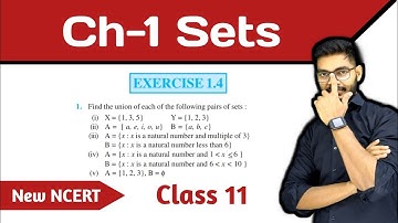 Q 1 Ex 1.4 Sets Class 11 || Question 1 Exercise 1.4 Chapter 1 Sets || New NCERT Class 11 Maths