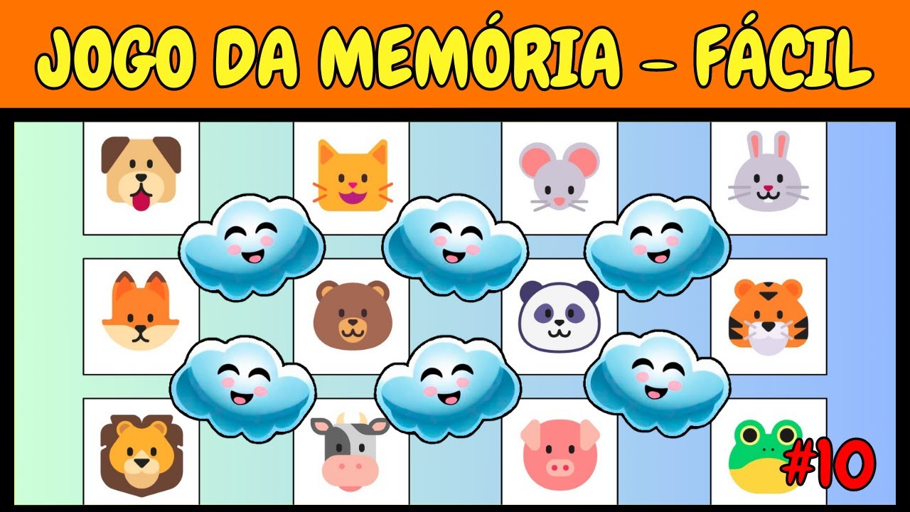 JOGO DA MEMÓRIA 🤓🧠 (02) - NUVEM KIDS ☁️ 