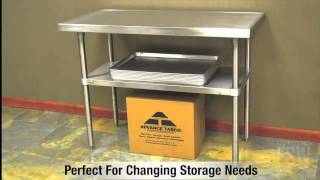 Advance Tabco VSS Series Work Tables