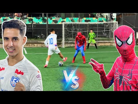 RIKINHO vs SPIDER-MAN 1v1 SOCCER MATCH