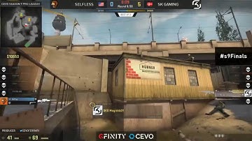 CS׃GO   Magiskb0y Sick 1 vs 4 vs Selfless @ CEVO Gfinity Season 9 Finals