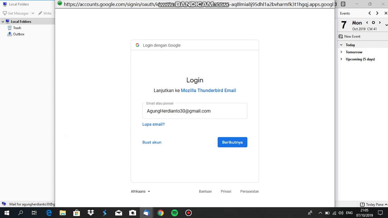 Cara membuat email di Thunderbird - YouTube