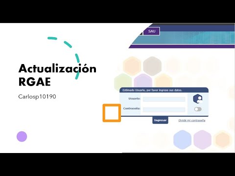 Actualización RGAE en linea