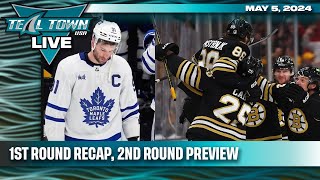 Stanley Cup 1st Round Recap, 2nd Round Preview, Prep for Lottery! - 5/5/2024 - Teal Town USA Live