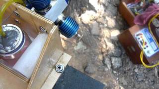 WOHM Radial 10cc model diesel engine test run