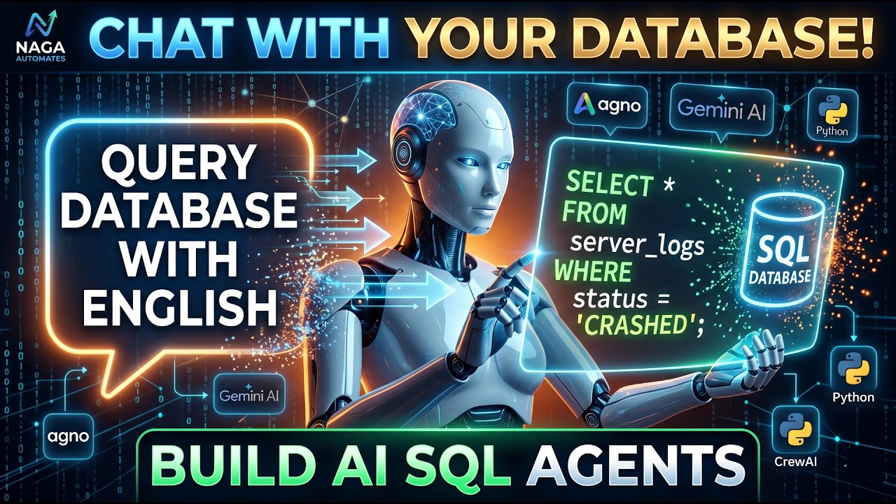Chat with your Database! Text-to-SQL AI Agents in Python (CrewAI) - YouTube