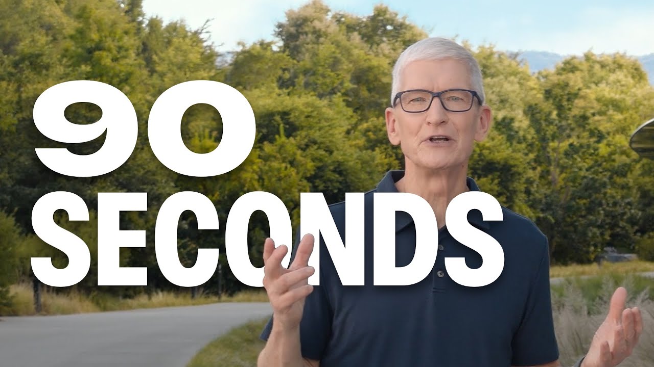 Apple âAwe Droppingâ iPhone Event in 90 Seconds