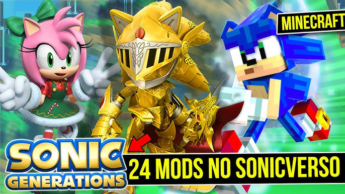 Minecraft ganha conteúdo de Sonic com personagens e fases