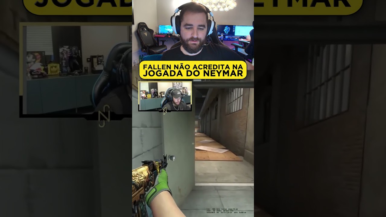 FALLEN NÃO ACREDITA NA JOGADA DO NEYMAR