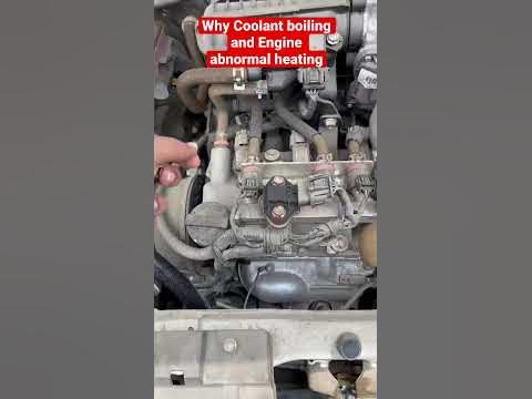 Why Coolant boiling and Engine abnormal heating #car #short #