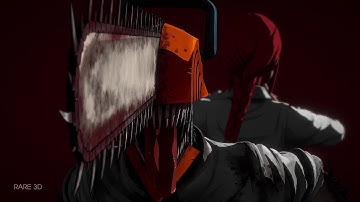 Makima & Denji (Chainsaw Man) 3D Model