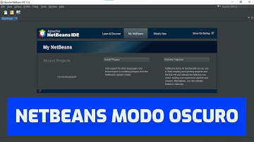 ✅ Como poner Netbeans en Modo Oscuro