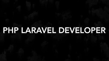 PHP Laravel Developer Job