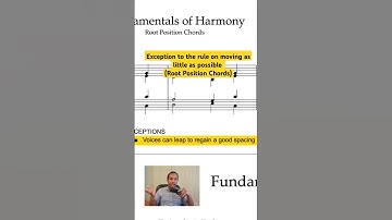 Fundamentals of Harmony | Allowing Leaps to Reposition the Chord (Root Position)