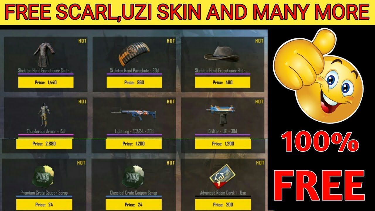 INDEPENDENCE DAY GIFT!!GET FREE SCARL SKIN!!!FOR EVEYONE!!!DEAD EYE