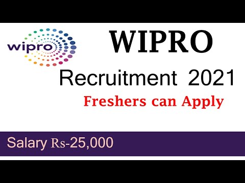 Wipro recruitment 2021 | Private company job | Freshers can Apply | Jobs in private company