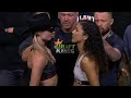 Andrea lee vs natlia silva  weighin faceoff  ufc 292 sterling vs omalley  rwmma